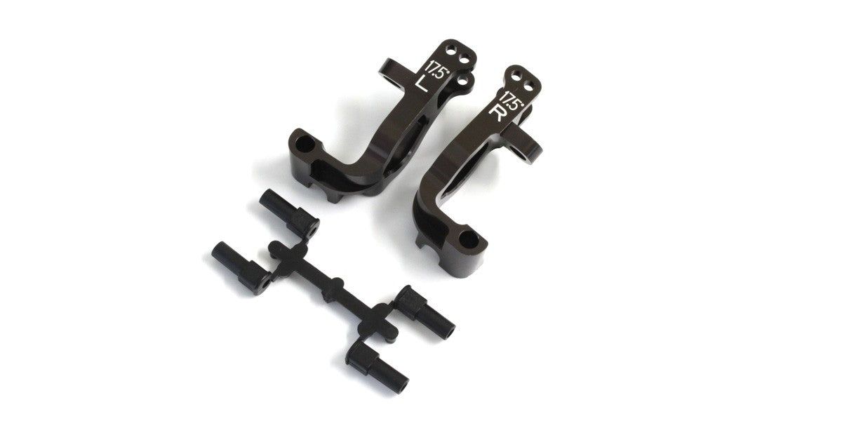 Kyosho IFW474 Al Front Hub Carrier Set L/R 17.5 Gum Metallic - BanzaiHobby