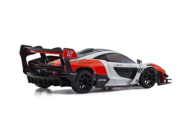 Kyosho 32340WR MINI-Z RWD readyset McLaren Senna GTR White/Red - BanzaiHobby