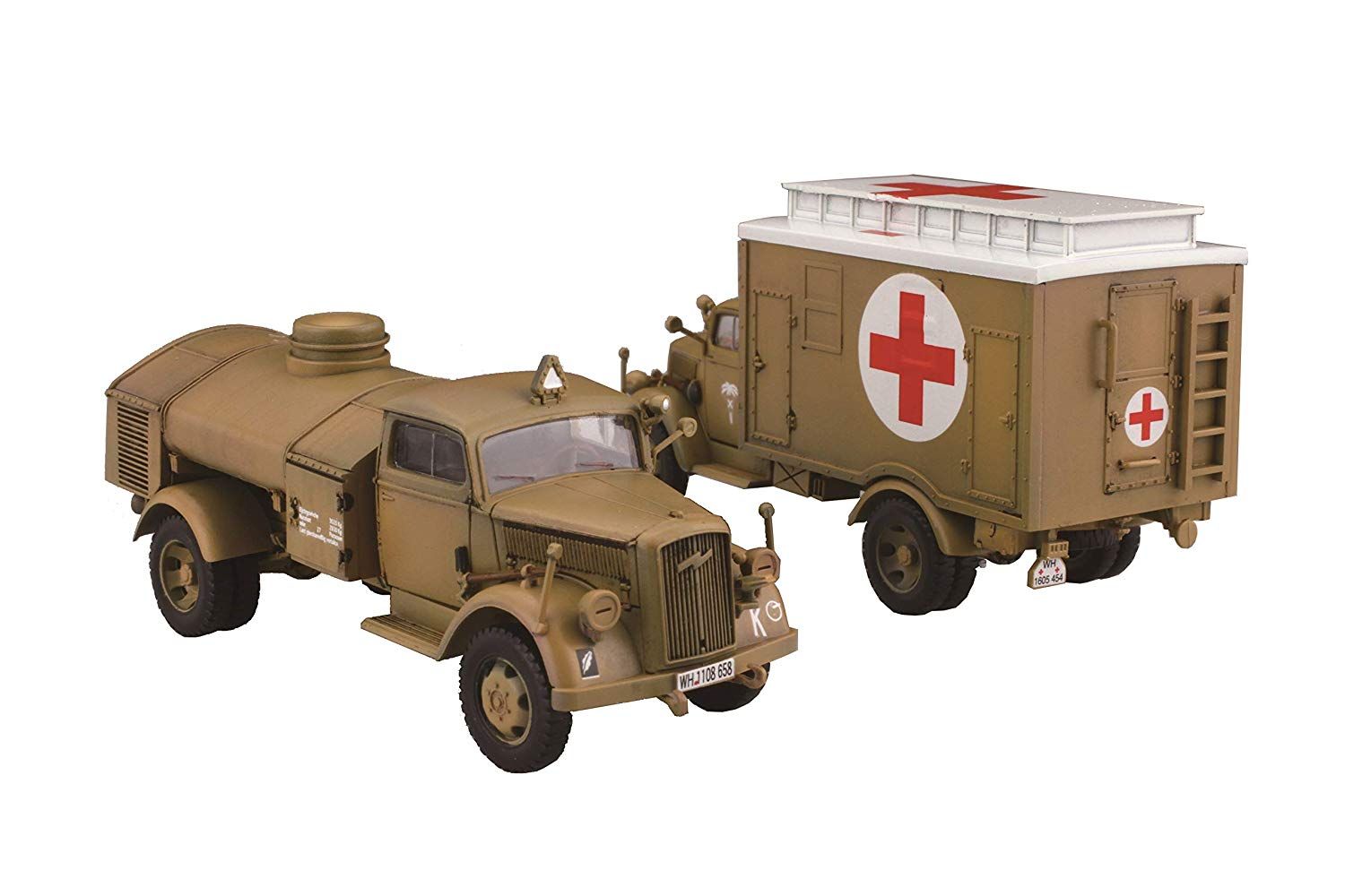 Hasegawa German 3ton Truck (Box Type Rescue Vehicle/Refueller - BanzaiHobby