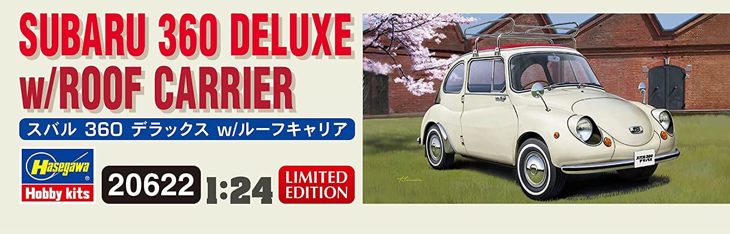 Hasegawa Subaru 360 Deluxe w/Roof Carrier - BanzaiHobby