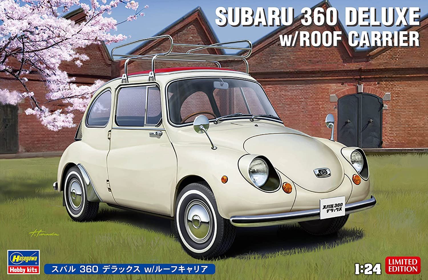 Hasegawa Subaru 360 Deluxe w/Roof Carrier - BanzaiHobby