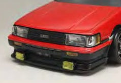 (PO APR 2026) Yokomo SD-AE86L3P Toyota Corolla (AE86) Levin 3-Door Aero Parts Set - BanzaiHobby