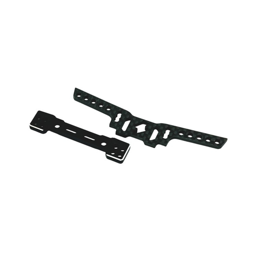 (PO JUL 2026) SHIBATA R31S344BK GRK5 Cantilever Front Damper Stay (Black) - BanzaiHobby