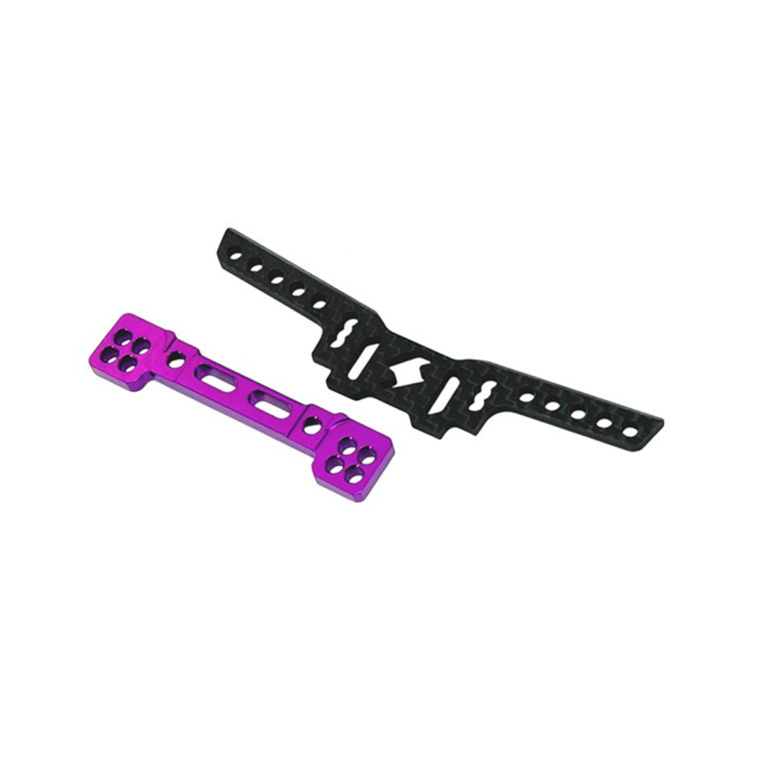 (PO JUL 2026) SHIBATA R31S344PU GRK5 Cantilever Front Damper Stay (Purple) - BanzaiHobby