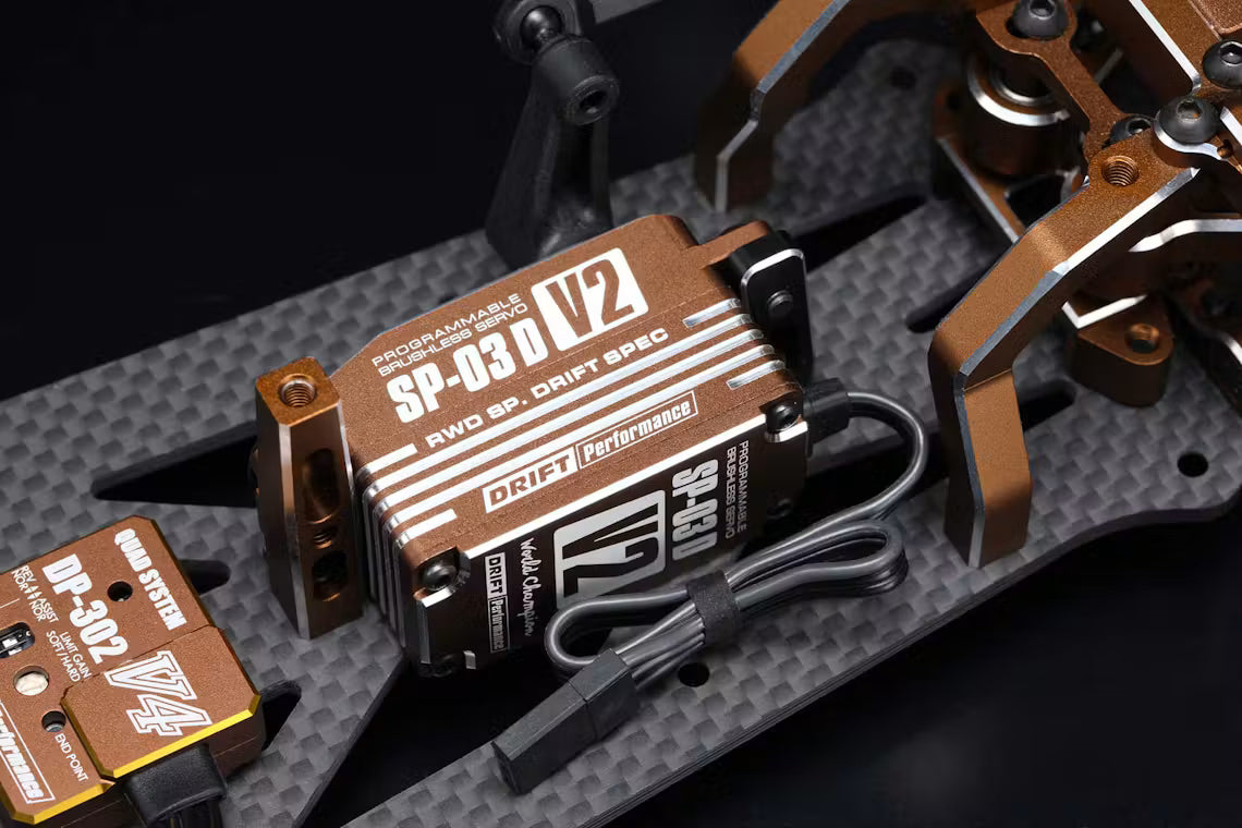 (PO OCT 2026) Yokomo SP-03DV2BZ Digital Steering Servo for Drifting SP-03DV2 Bronze Version