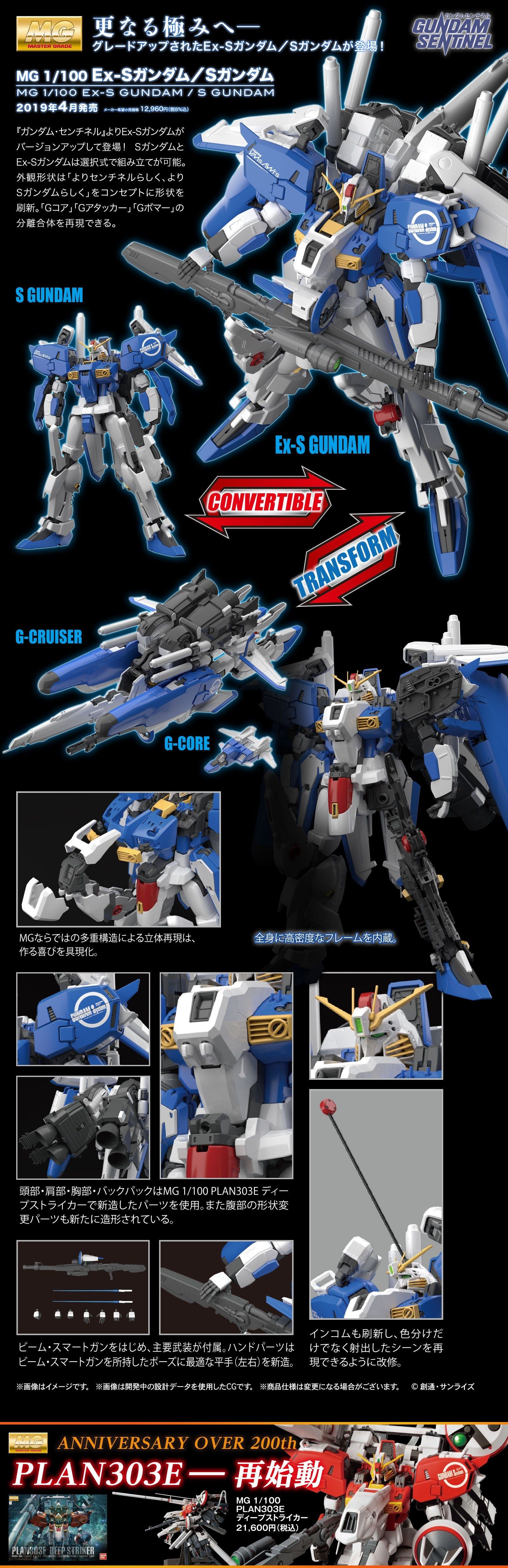 Bandai MG Ex-S Gundam/S Gundam - BanzaiHobby