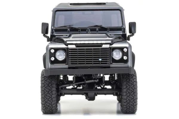 Kyosho 32526GM MINI-Z 4x4 readyset Land Rover Defender 90 Autobiography Corris Gray / Santorini Black - BanzaiHobby