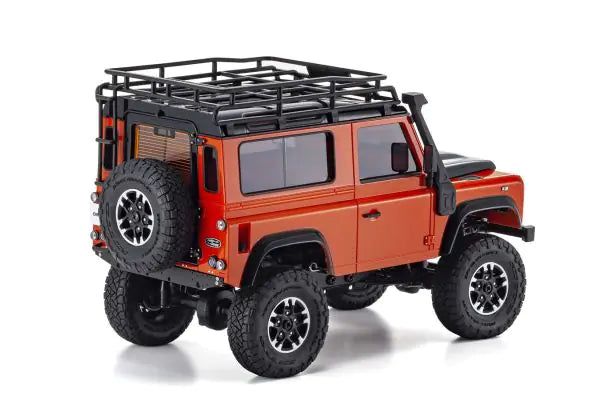 Kyosho 32531MO MINI-Z 4x4 readyset Land Rover Defender 90 Adventure Phoenix Orange / Santorini Black - BanzaiHobby