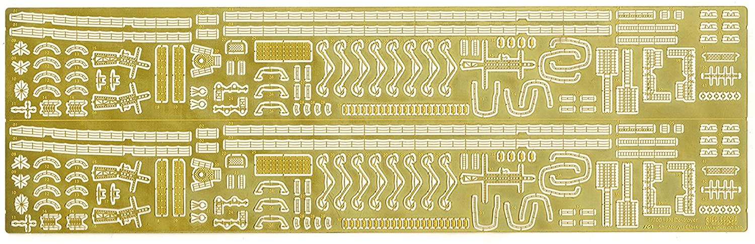 Fujimi Photo-Etched Parts for IJN Destroyer Shiratsuyu Class (w/Ship Na - BanzaiHobby