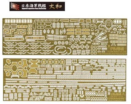 Fujimi Photo-Etched Parts Set for IJN Battle Ship Yamato (w/Ship Name - BanzaiHobby