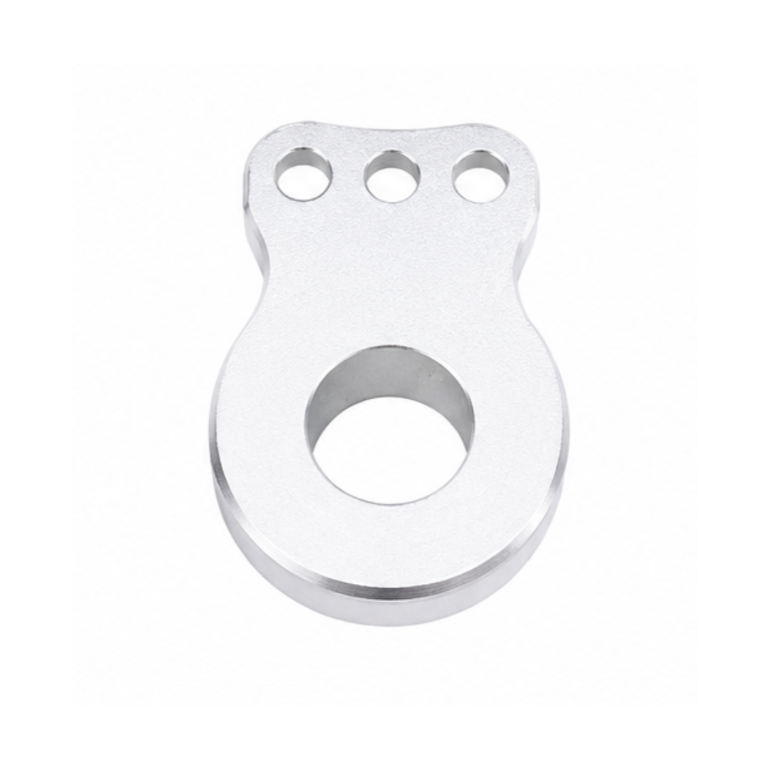 (PO AUG 2026) Square TGX-232S Aluminum Servo Saver S (2mm Hole) for High-Torque Servo Saver (Silver)