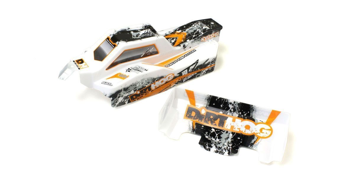 Kyosho FAB203 Printed Body set/T1 Orange (Dirt Hog) - BanzaiHobby