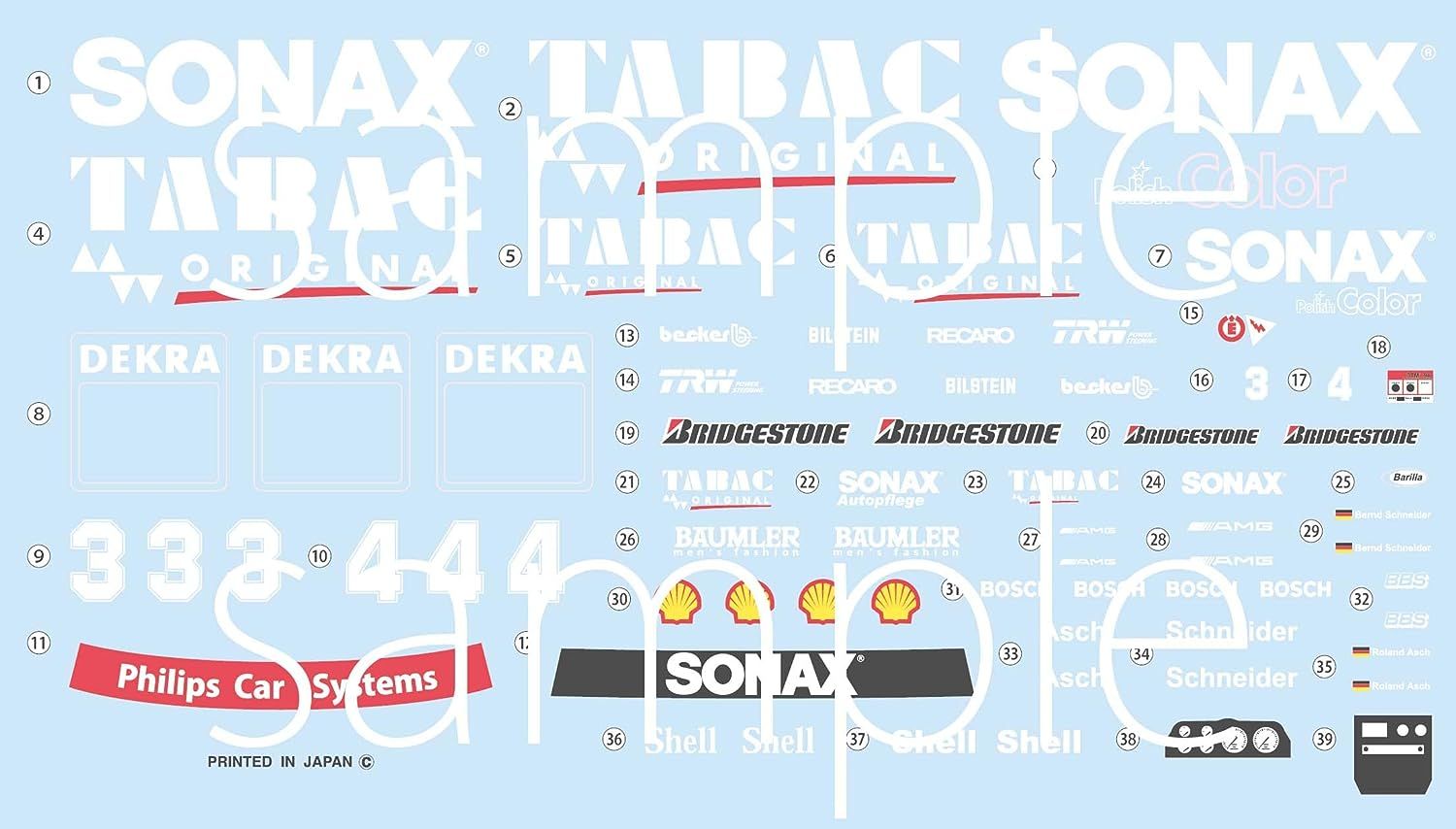 Fujimi 1/24 TCSP2 Mercedes-Benz C-Class 1994 SONAX/TABAC - BanzaiHobby