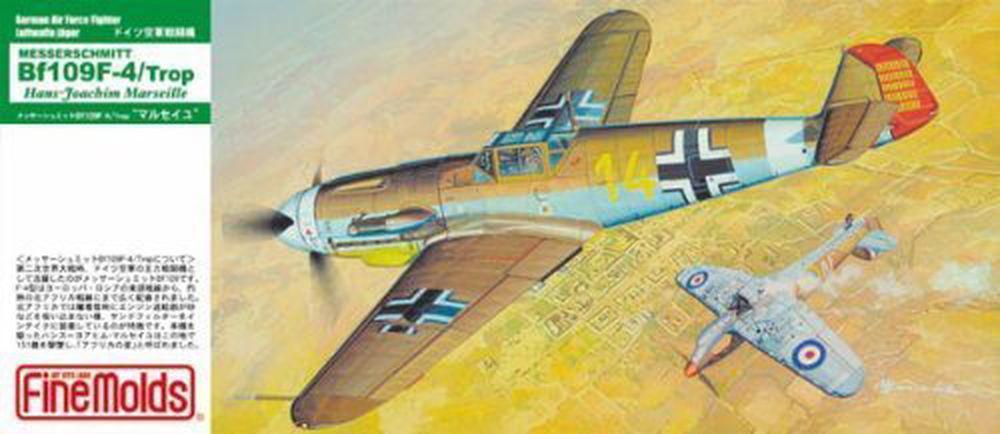 Fine Molds Messerschmitt Bf109 F-4/Trop Marseilles - BanzaiHobby