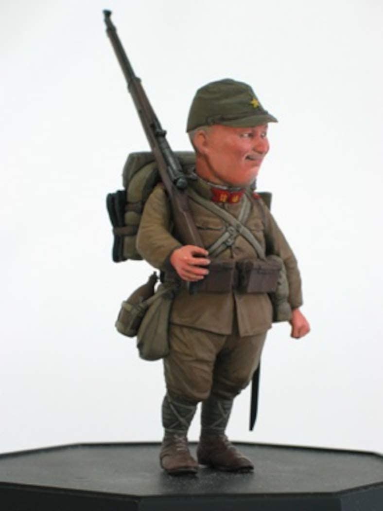 Fine Molds 1/12 IJA Infantryman w/ Type 38 Rifle - BanzaiHobby