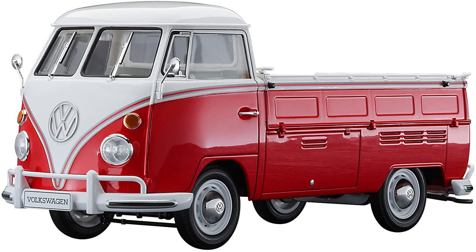 Hasegawa Volkswagen Type2 Pickup Truck `Red/White` - BanzaiHobby