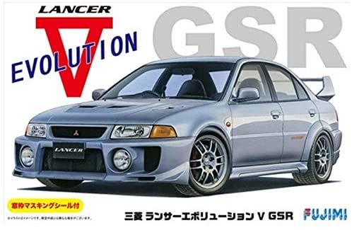 Fujimi Mitsubishi Lancer Evolution V GSR w/Window Frame Masking - BanzaiHobby