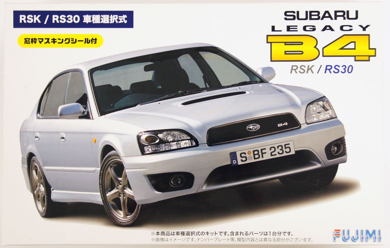 Fujimi 1/24 Subaru Legacy B4 RSK / RS30 w/Window Frame Masking Seal - BanzaiHobby