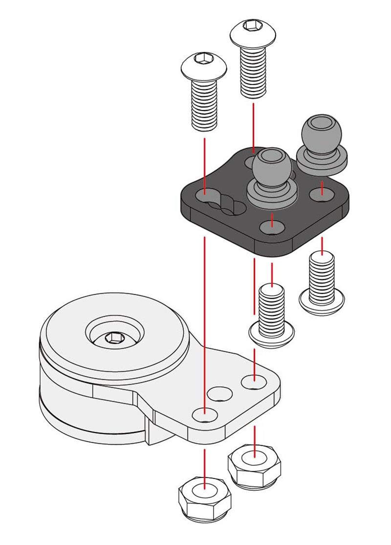 Wrap-Up Next 0836-FD Carbon Extension for SP-1000 High Torque Servo Saver