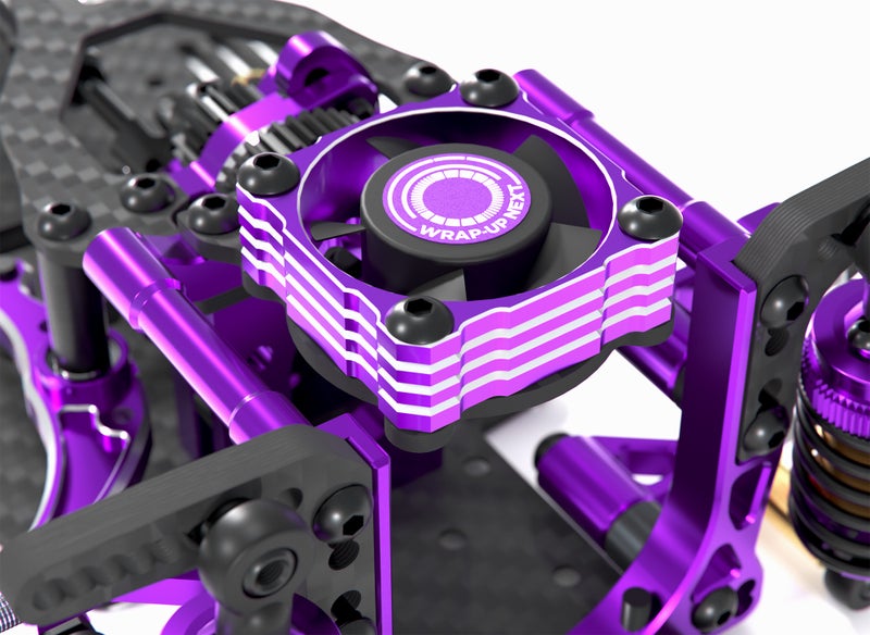 (PO JUL 2026) Wrap-Up Next 0861-FD FR-D7 Carbon Fan Mount 30mm [24mm Pitch]