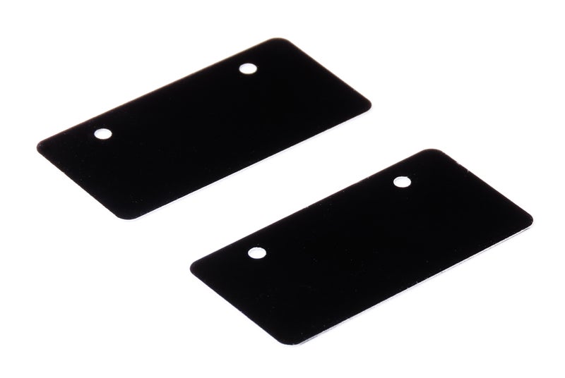 (PO NOV 2025) Wrap-Up Next 0832-FD Aluminum License Plate Base 32 x 16 mm (2 pieces)
