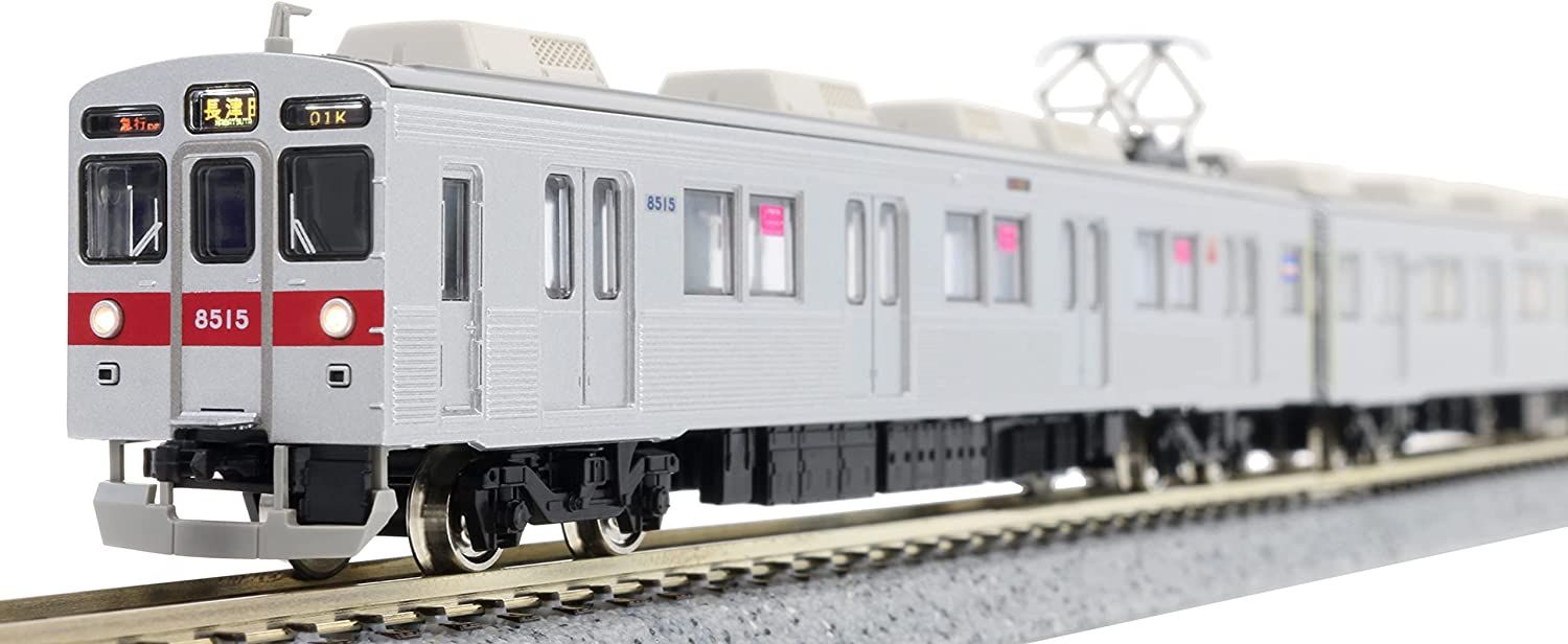 Greenmax 31506 Tokyu Series 8500 (8615 Formation, w/Yellow Tape) Standard - BanzaiHobby