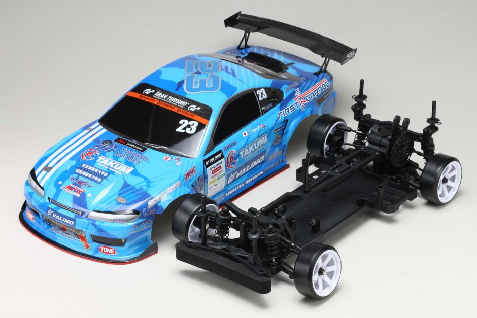 (PO MAR 2026) Yokomo DP-MS15BL Drift Package 2WD Mercury SAYAKA Special S15 Painted/Pre-cut Body Kit - BanzaiHobby