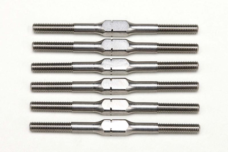 Yokomo SO-TBS20 Titanium turnbuckle set for SO2.0