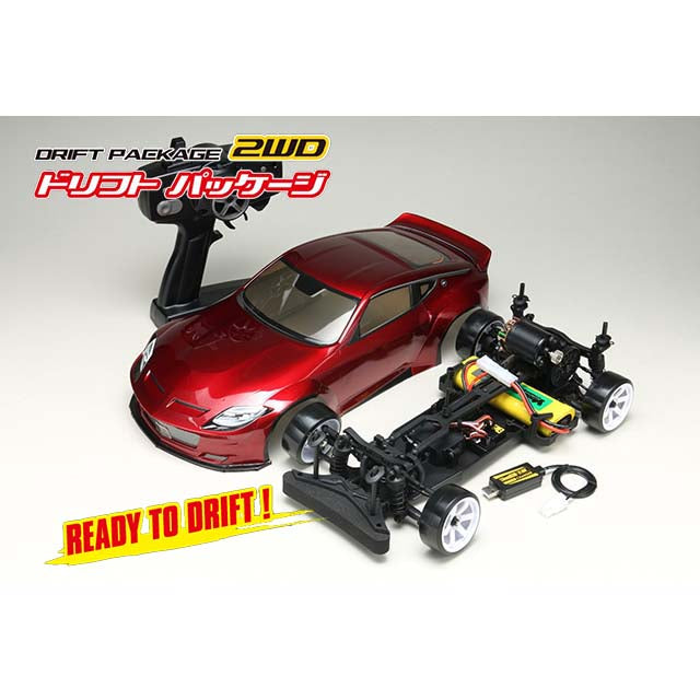 (PO DEC 2025) Yokomo DPR-RZ34R Drift Package RTR PANDEM Nissan Fairlady Z (RZ34) (Red) Complete Model with Gyro