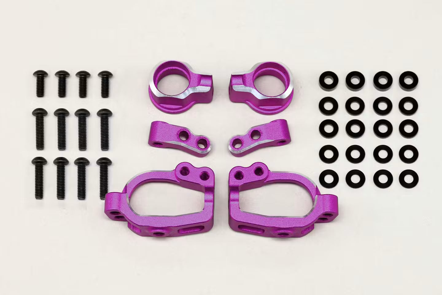 (PO JUN 2026) Yokomo RD-415SAP Aluminum Adjustable Front ST Block (Purple) - BanzaiHobby