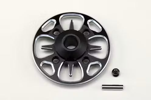 (PO JUN 2026) Yokomo RD-630BK Aluminum Lightweight Spur Gear Hub (Black) - BanzaiHobby
