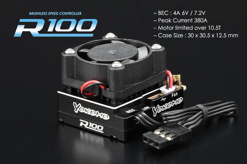 Yokomo BL-R100SA BL-R100 Brushless speed controller w/ 100cm connector