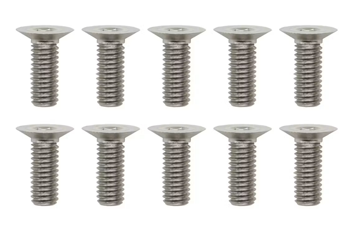 (PO SEP 2026) Yokomo ZC-F38SH2-10 M3 x 8mm FH Socket Screw (120 degrees/10 pieces)