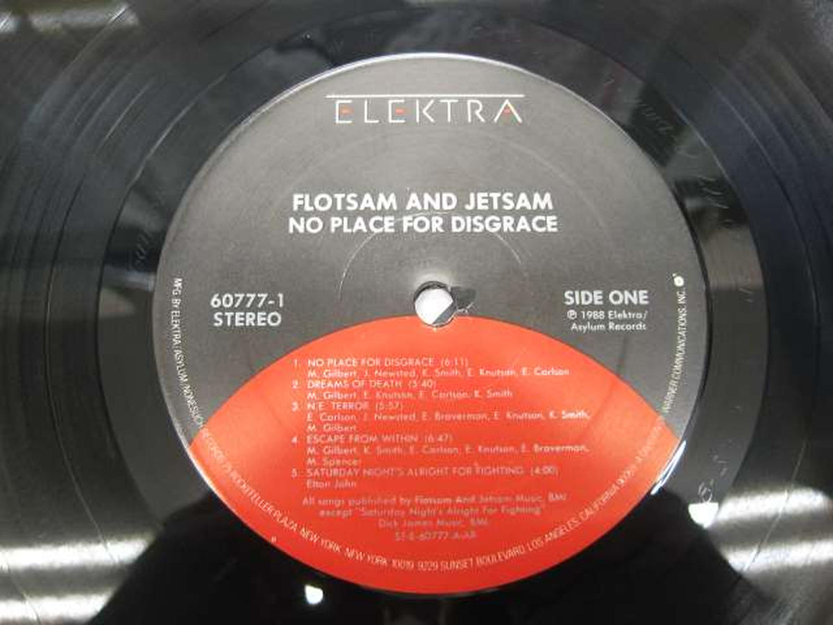 ELEKTRA RECORDS FLOTSAM AND JETSAM / NO PLACE FLOTSAM AND JETSAM / NO PLACE