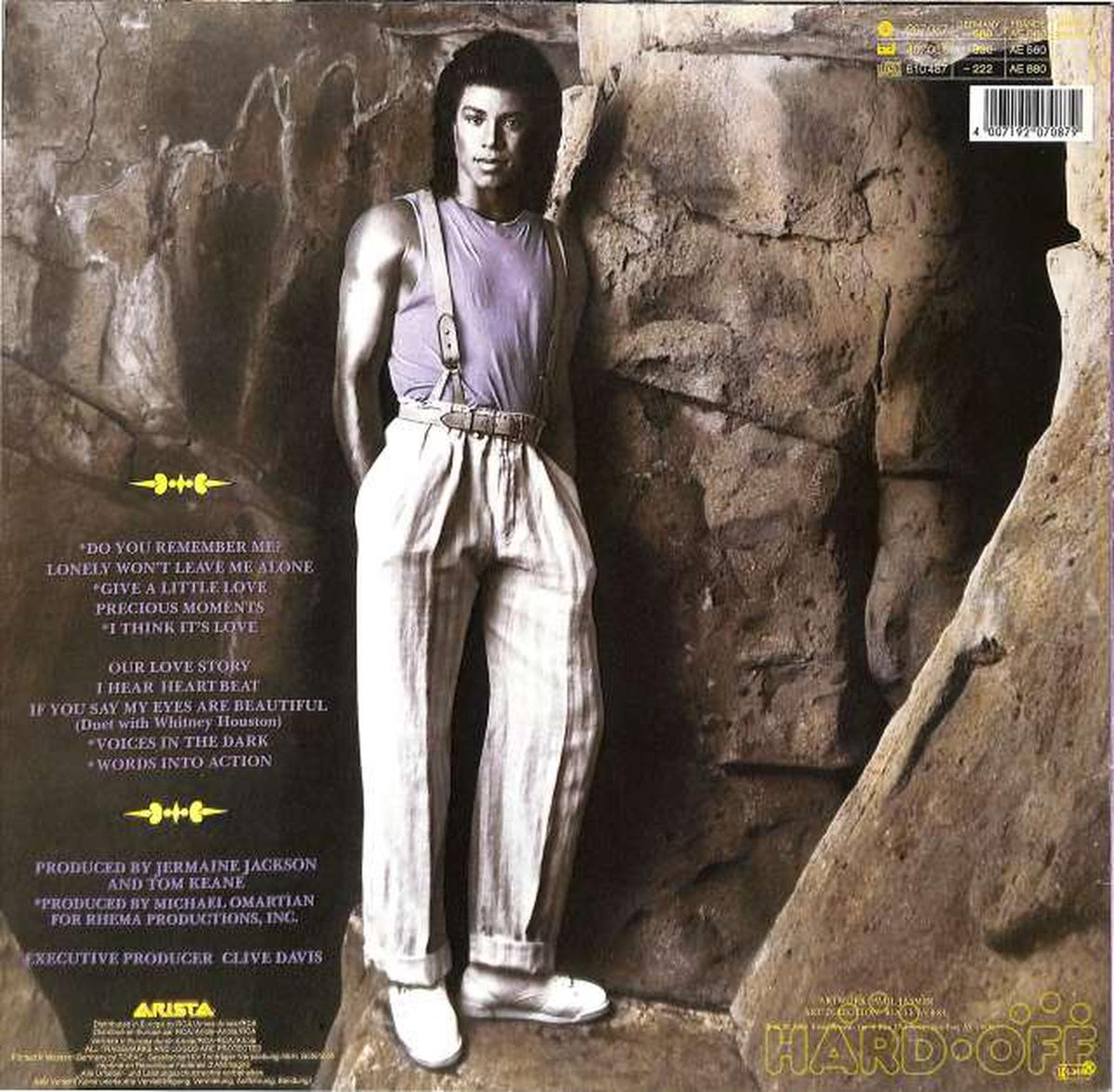 ARISTA Jermaine Jackson "PRECIOUS MOMENTS" 207087 (Exported to USA)