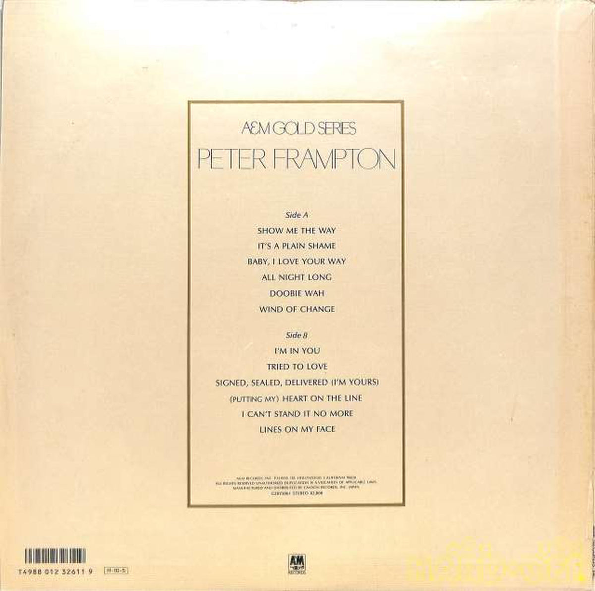 Canyon Records Peter Frampton "Gold Series" C28Y-3061