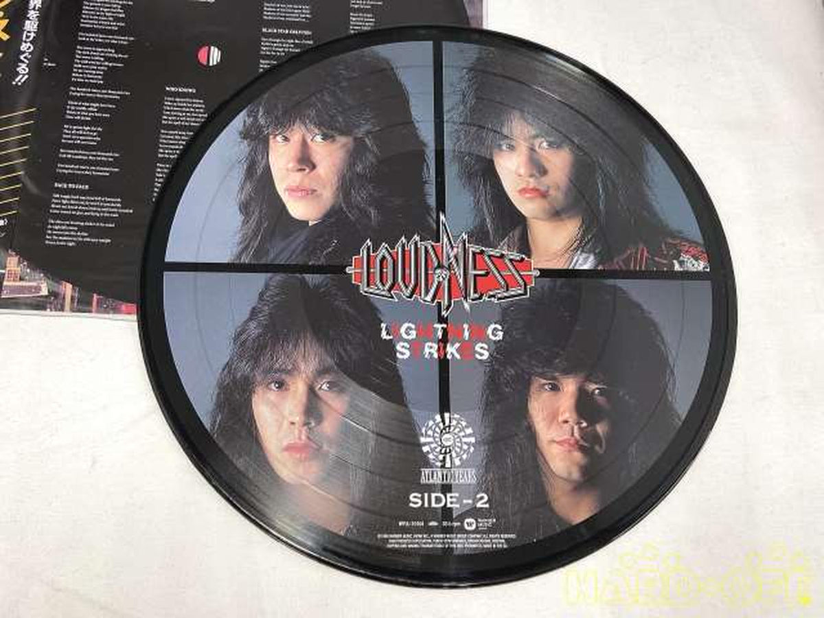 WARNER MUSIC Picture Record WPJL-10104 Lightning Strikes/Loudness