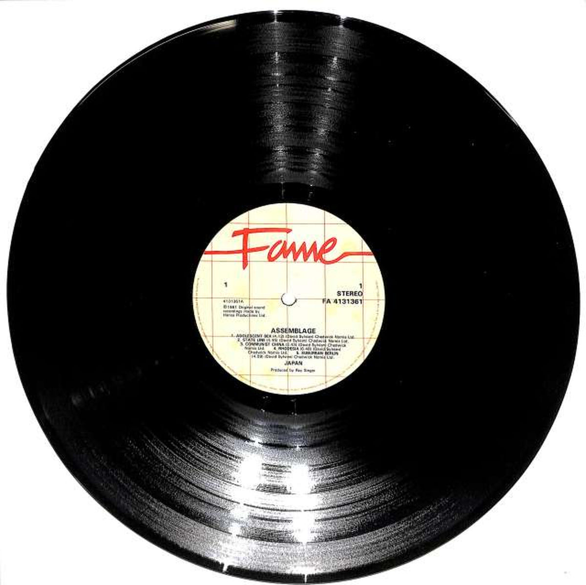 EMI Japan 'ASSEMBLAGE' FA4131361