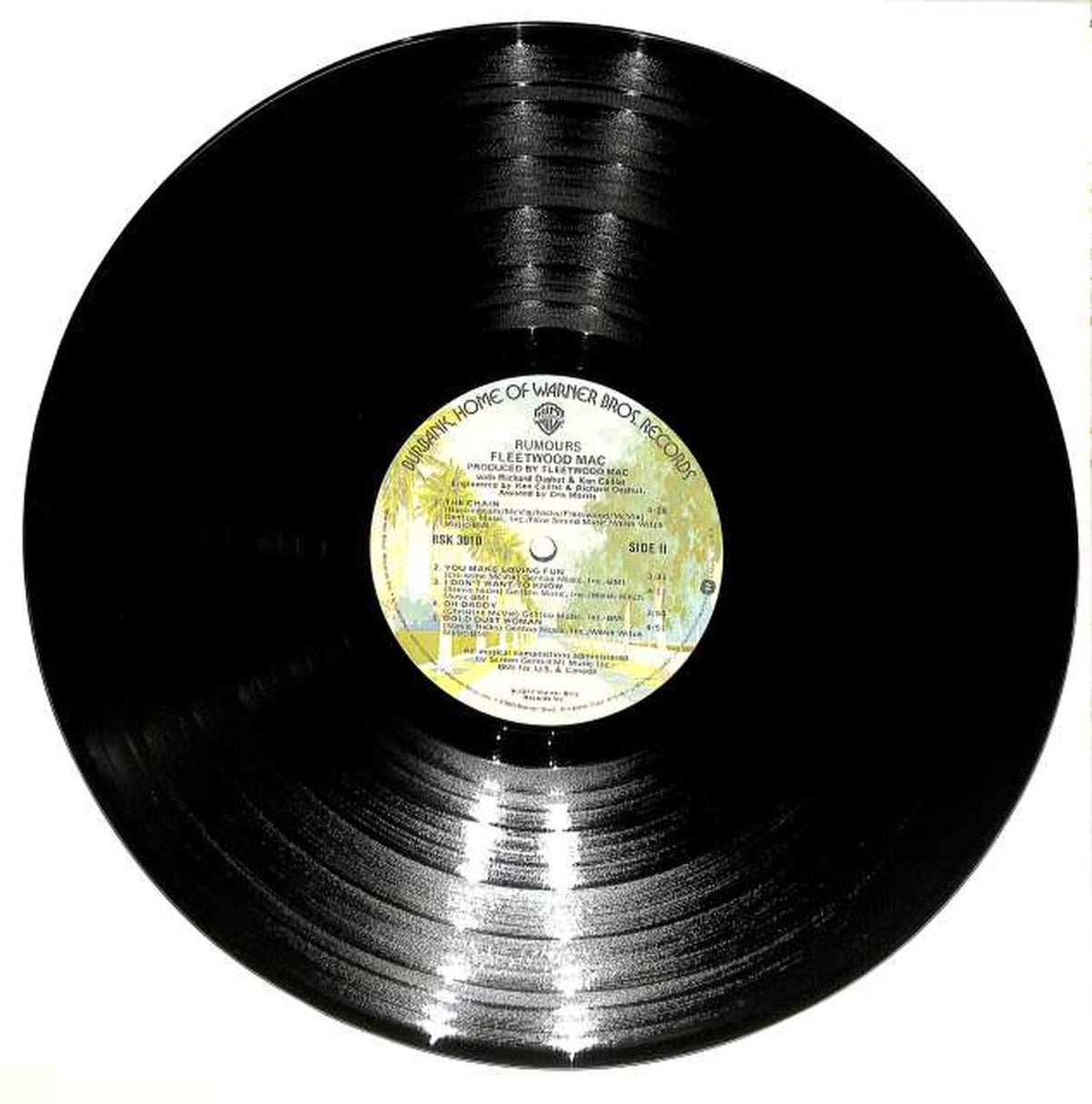 WARNER BROS Fleetwood Mac "RUMOURS" BSK 3010