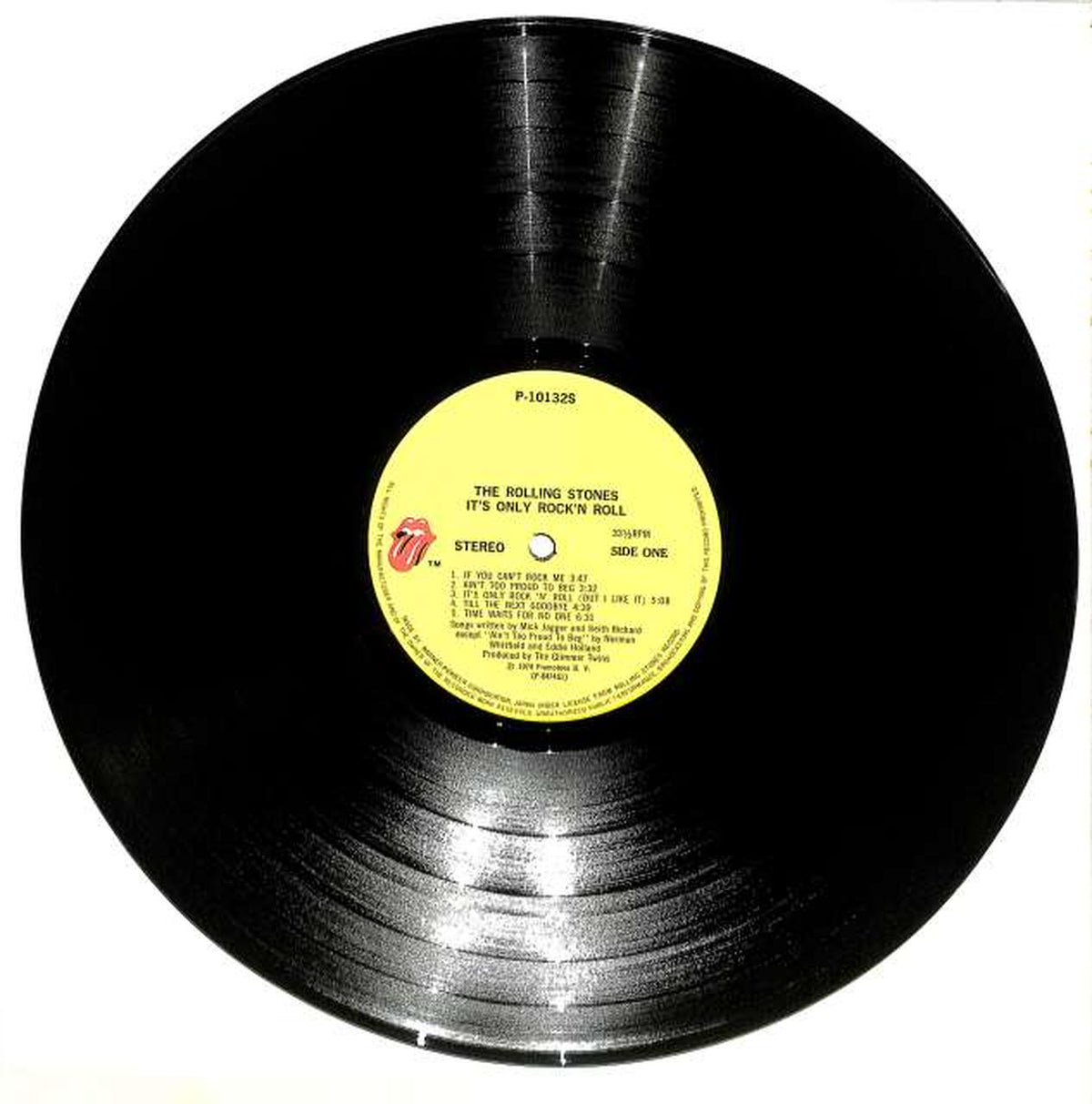 Warner Pioneer The Rolling Stones "It's Only Rock 'n' Roll" P-101326