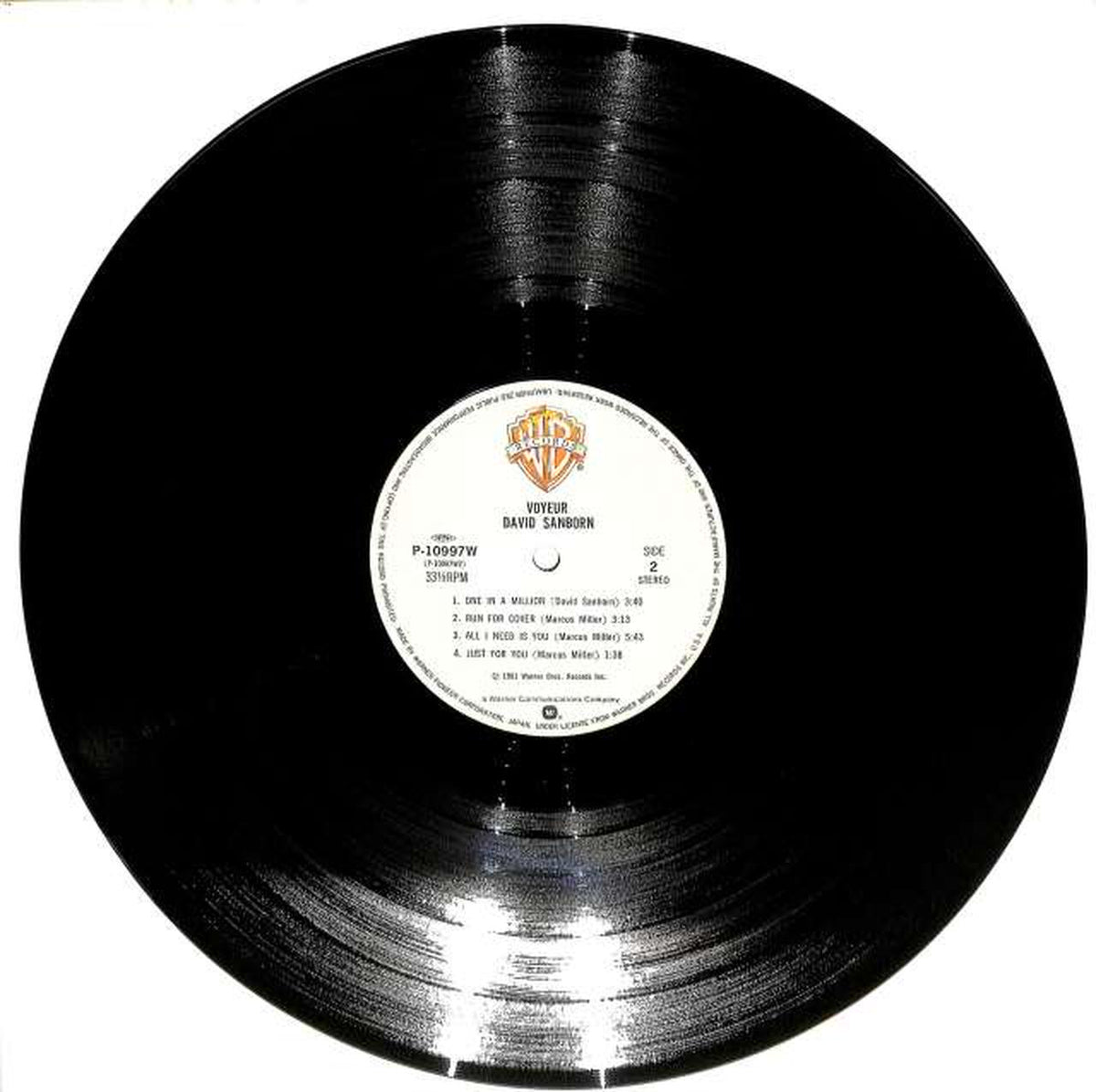 Warner Pioneer David Sanborn 'Succubus' P-10997W