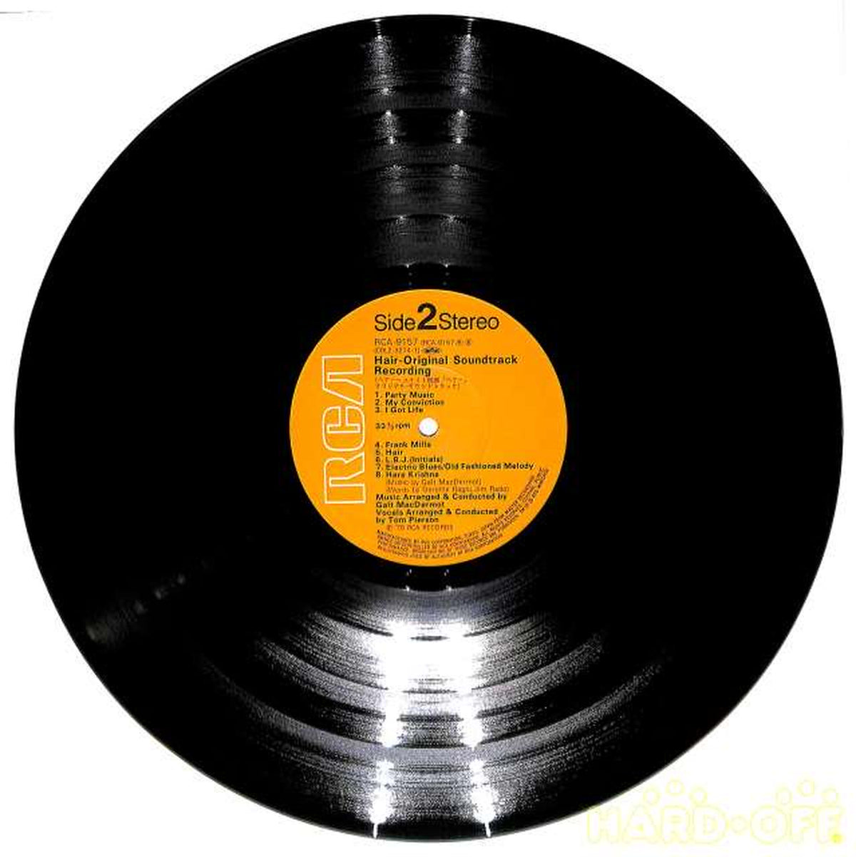 RVC Soundtrack 'Hair' RCA-9157~8 2LP