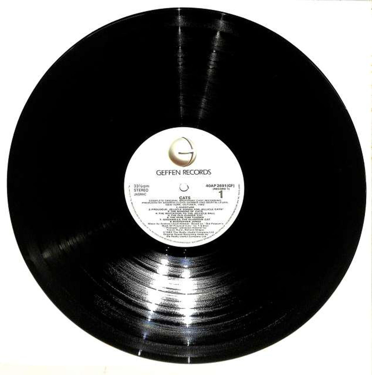 CBS Sony Soundtrack "Cats" 40AP 2691/2