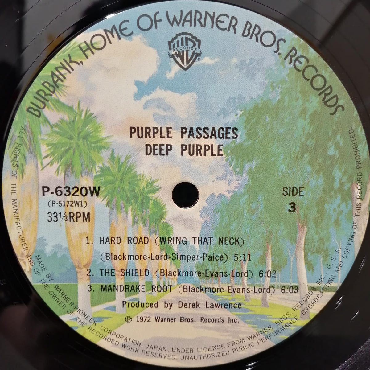 Warner Pioneer Deep Purple 'Purple Trail' P-6319~20W