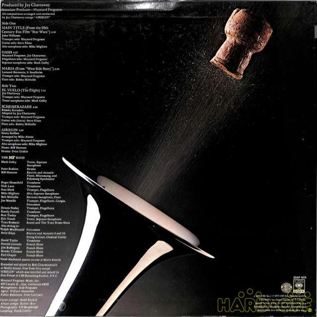 CBS Sony Maynard Ferguson "Star Wars Theme" 25AP-833