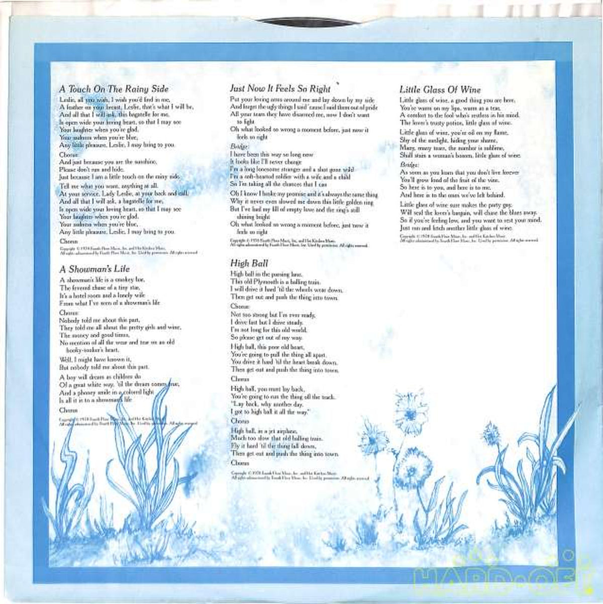 Bearsville (import, USA) Jesse Winchester "A Touch on the Rain Sa BRK-6984"