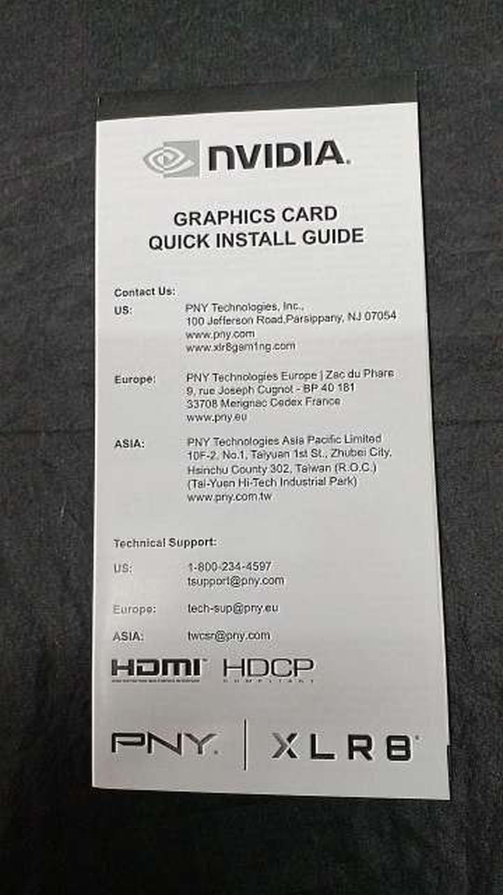 PNY Graphics Card: GEFORCE RTX 4060 8GB VERTO