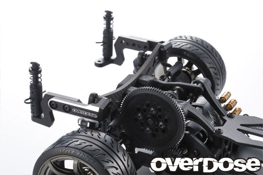 OVERDOSE OD2885 Aluminium Body Mount - Black - BanzaiHobby