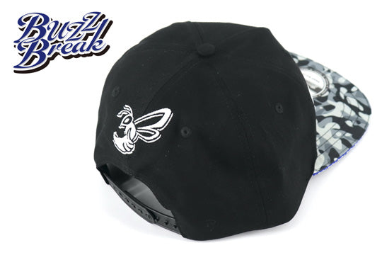 OVERDOSE BB-CA-005 BUZZ BREAK Black Camouflage Cap