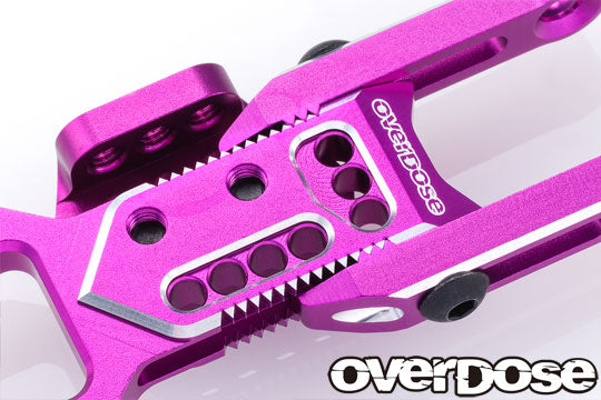 OVERDOSE OD2855 Adjutable Aluminium Rear Sus Arm Type 3 (Purple)